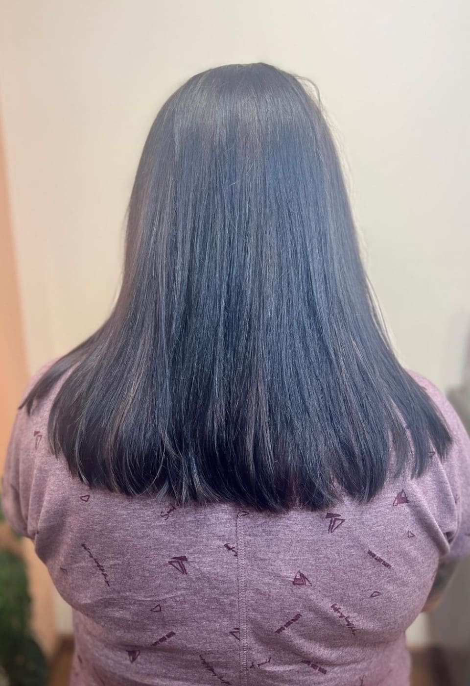 Long Bob Damenfrisur im Friseursalon Wenke Liebmann in Großröhrsdorf